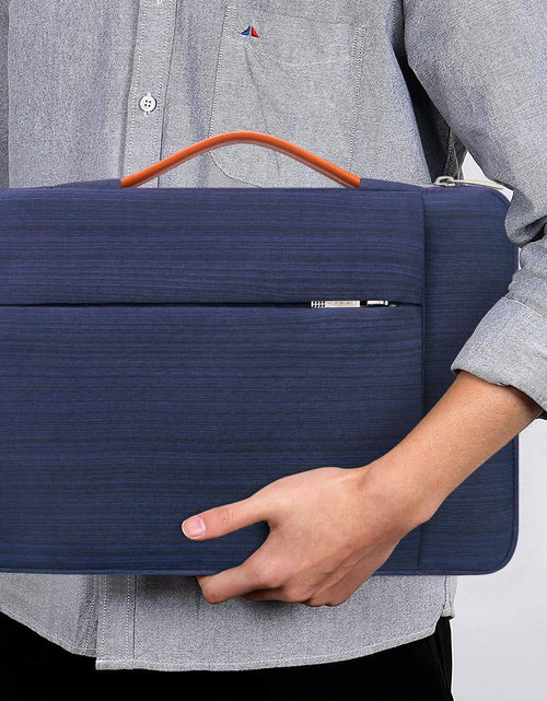 Load image into Gallery viewer, 360° Protective Laptop Sleeve Case for 16 Inch New Macbook Pro M4/M3/M2/M1 Pro/Max A3403 A3186 A2991 A2780 A2485 A2141 2024-2019, 15 Inch Surface Laptop 7Th Copilot+Pc/6/5/4/3 Computer Bag, Blue

