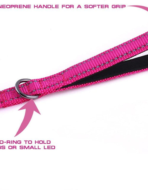Load image into Gallery viewer, Reflective Nylon Dog Leash - We Donate a Leash to a Dog Rescue for Every Leash Sold
