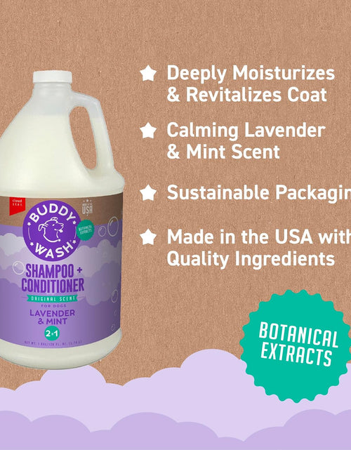 Load image into Gallery viewer, Buddy Wash Dog Shampoo &amp; Conditioner for Dogs with Botanical Extracts and Aloe Vera
