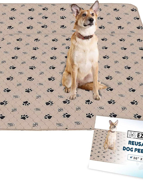 Load image into Gallery viewer, Pee Pads for Dogs - Dog &amp; Puppy Training &amp; Whelping Pads - Rounded Corners - Washable, Reusable - Waterproof, Sanitary Potty Protector Dog Mat - Pet Essentials - 2 Pack
